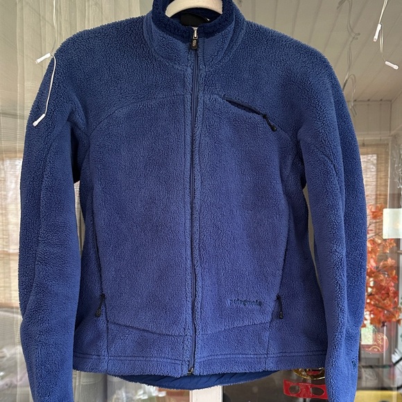 Patagonia Jackets & Blazers - Patagonia Polartec Blue Fleece Zip-Up Jacket